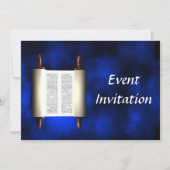 Invitation Torah Light Bar Mitzvah (Devant)