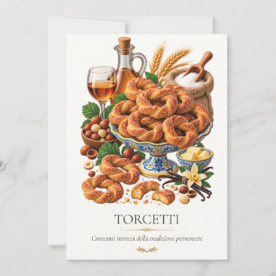 Invitation Torcetti – Vintage Italian Dessert