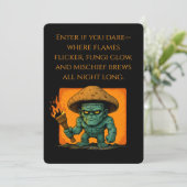 Invitation Torche & Bête de champignon Temper (Debout devant)