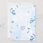 Invitation Tornade Bleue Four-Nado 4e Anniversaire (Dos)