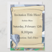 Invitation Tornade Twister (Dos)