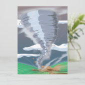 Invitation Tornade Twister (Debout devant)