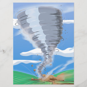 Invitation Tornado Twister