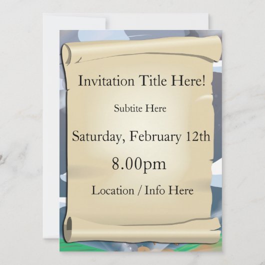 Invitation Tornado Twister (Dos)