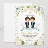 Invitation Torneo de Primera ó de Flora Blanca español (Devant / Derrière)