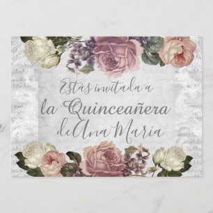 Invitation Torre Eiffel lamentable de la Quinceanera