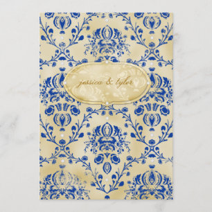 Invitation Torte doux de l'invitation  Blueberry de biscuit