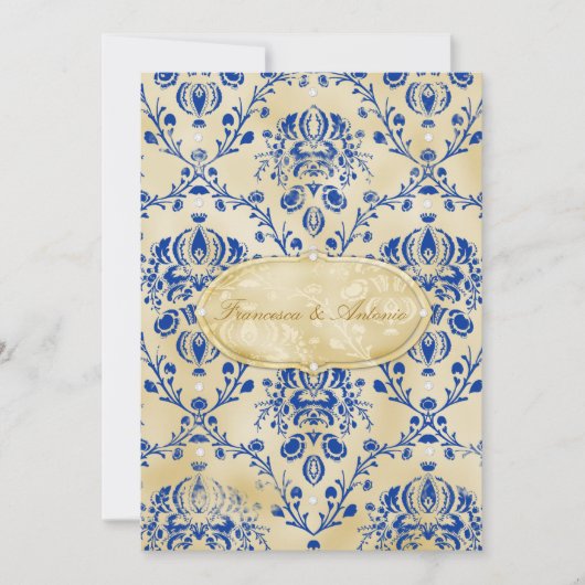 Invitation Torte doux de myrtille d'invitation de biscuit de (Devant)