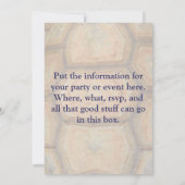 Invitation Tortoiseshell (Dos)
