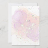 Invitation Tortue 7e anniversaire, sous la mer, (Dos)