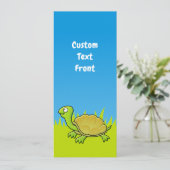 Invitation Tortue caricaturale (Debout devant)
