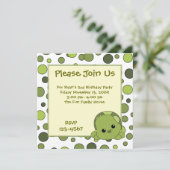 Invitation Tortue Cutie (Debout devant)