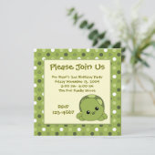 Invitation Tortue Cutie (Debout devant)