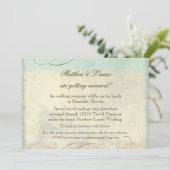 Invitation Tortue de mer d'Hawaii plage océanique côtière mod (Debout devant)