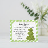 Invitation Tortues mignonnes trois (Debout devant)