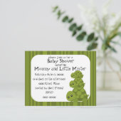 Invitation Tortues mignonnes trois (Debout devant)