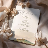 Invitation Toscane Bachelorette Week-end Itinéraire Voyage