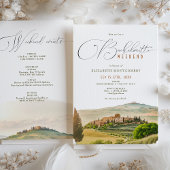 Invitation Toscane Bachelorette Week-end Itinéraire Voyage