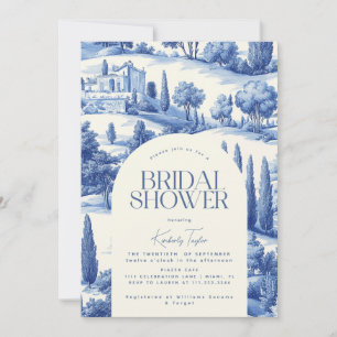 Invitation Toscane Toile Italie Italien Enterrement de Vie de