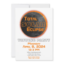 Total Solaire Eclipse 2024 Affichage de la lune Su