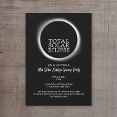 Invitation Total Solaire Eclipse - 2024 ou date personnalisée
