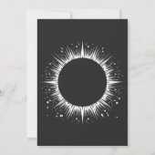 Invitation Total Solaire Eclipse 2024 Tarot Viewing Party (Dos)
