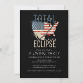 Invitation Total Solaire Eclipse USA - Partie d'affichage de  (Devant)