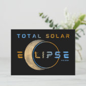 INVITATION TOTAL SOLAR ECLIPSE 8 AVRIL 2024 SYSTÈME SOLAIRE (Debout devant)