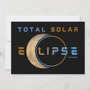 INVITATION TOTAL SOLAR ECLIPSE 8 AVRIL 2024 SYSTÈME SOLAIRE