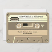 Invitation Totalement génial Retro Super fête d'anniversaire (Dos)