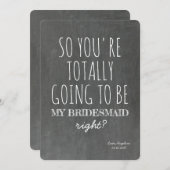 Invitation Totalement ma proposition de servante d'éducation  (Devant / Derrière)