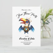 Invitation Toucan Steampunk au Clair de Lune. (Debout devant)