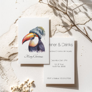 Invitation Toucan Winter Vibes, personnalisation