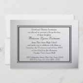 Invitation Touch of Class Graduation 2013 Noir (Dos)