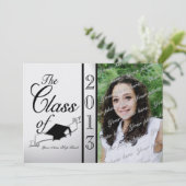 Invitation Touch of Class Graduation 2013 Noir (Debout devant)