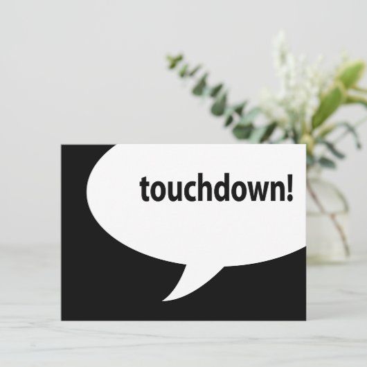 Invitation touchdown ! (Debout devant)