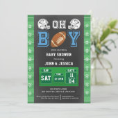 Invitation Touchdown Boy Football (Debout devant)