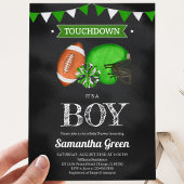 Invitation Touchdown C'est un Garçon Baby Shower