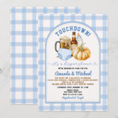 Invitation Touchdown c'est une douche de couches Pumpkin Beer (Devant / Derrière)