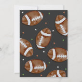 Invitation Touchdown Football Anniversaire (Dos)