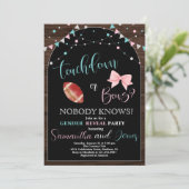 Invitation Touchdown ou Bows Genre Revevedette Party (Debout devant)