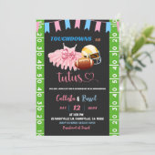 Invitation Touchdown ou Toutus Genre Reved (Debout devant)