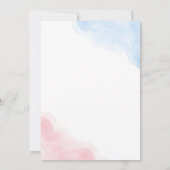 Invitation Touchdowns ou Tutus Genre Reveal Party (Dos)