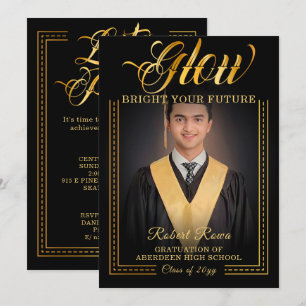 Invitation Touche dorée Illuminez votre avenir.