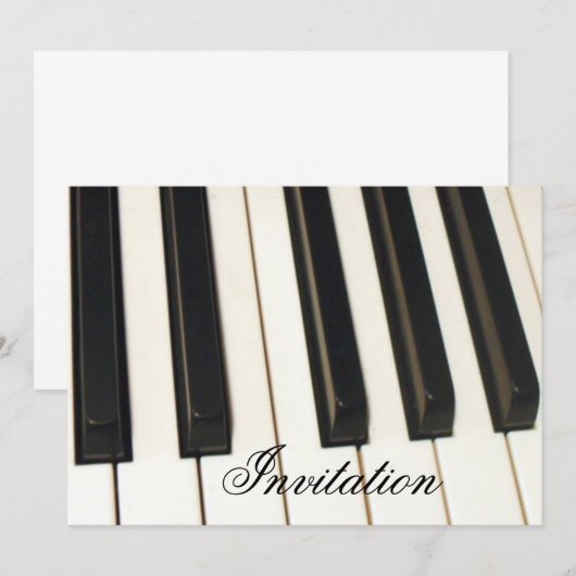 Invitation Touches de piano_ (Devant / Derrière)