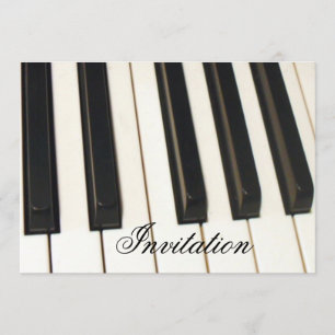 Invitation Touches de piano_