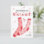 Invitation Touchez Mes Chaussettes Hors Classe Enfants Valent (Debout devant)