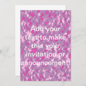 Invitation Tough Lady Camo (Devant / Derrière)