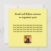 Invitation Toujours Amour Romantique (Dos)