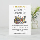 Invitation Toujours Choquant à 40 Ans Fête d'anniversaire Éle (Debout devant)